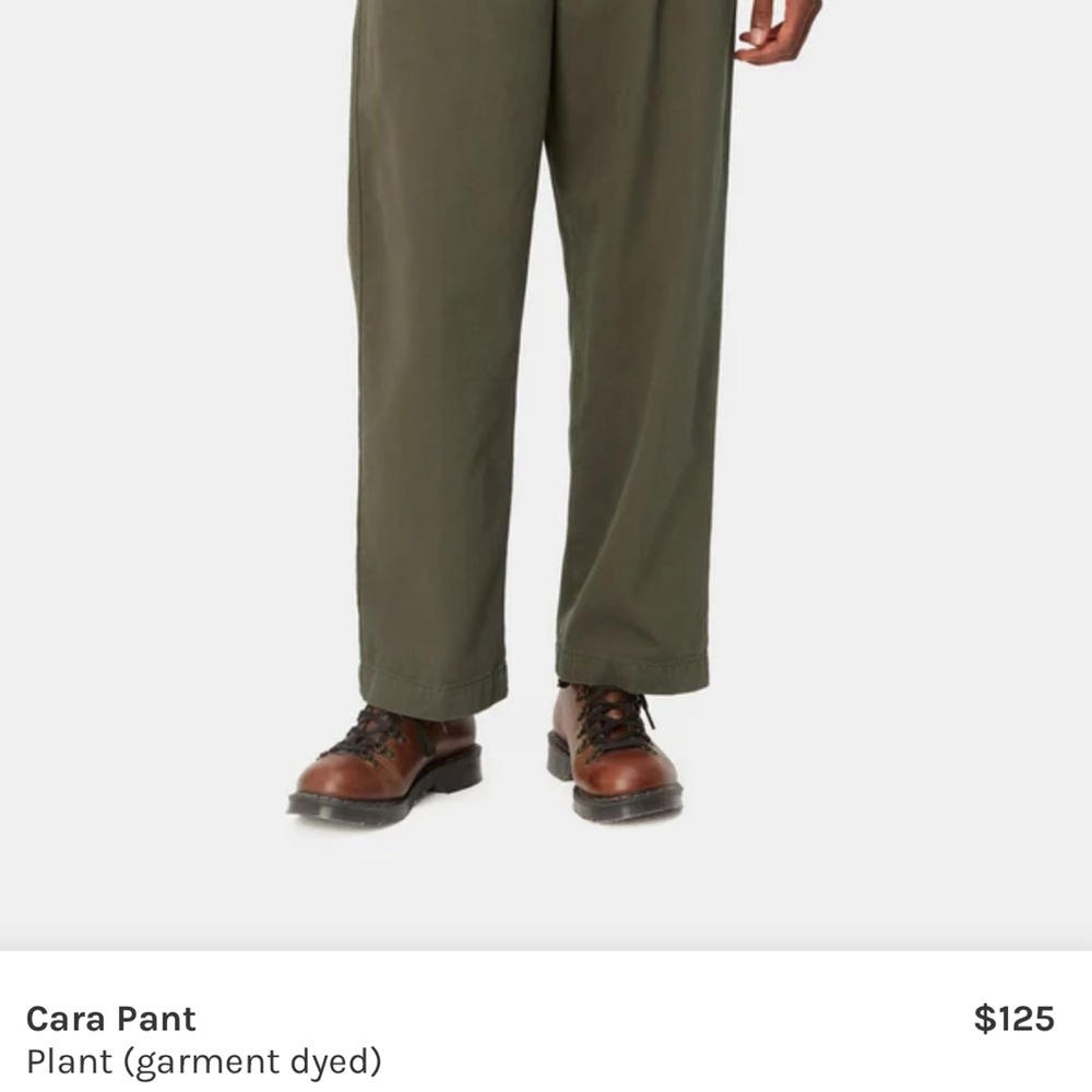 Carthartt WIP - ‘Cara’ Pant in Plant